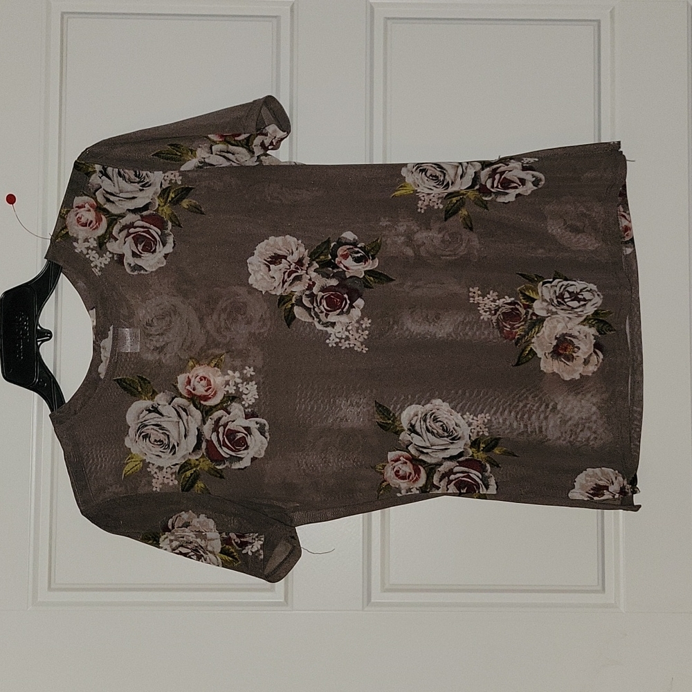 Floral Sheer Top